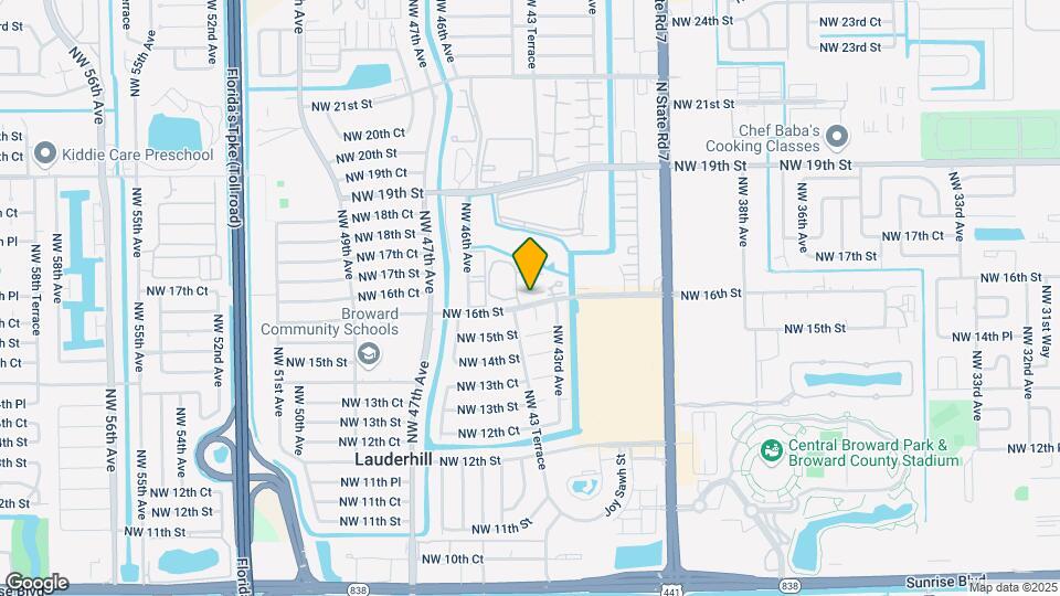 4341 NW 16th St Map and Location Details