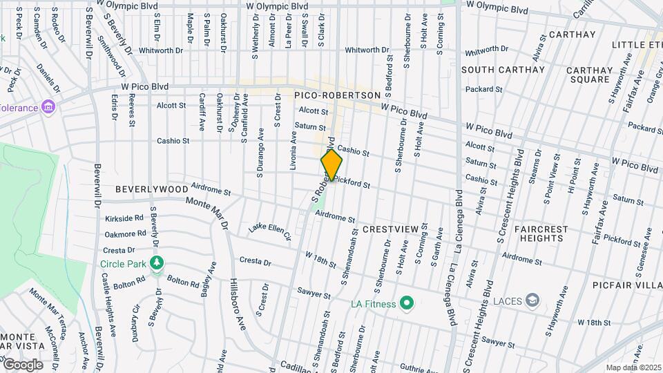 1610-1612 Preuss Rd Map and Location Details