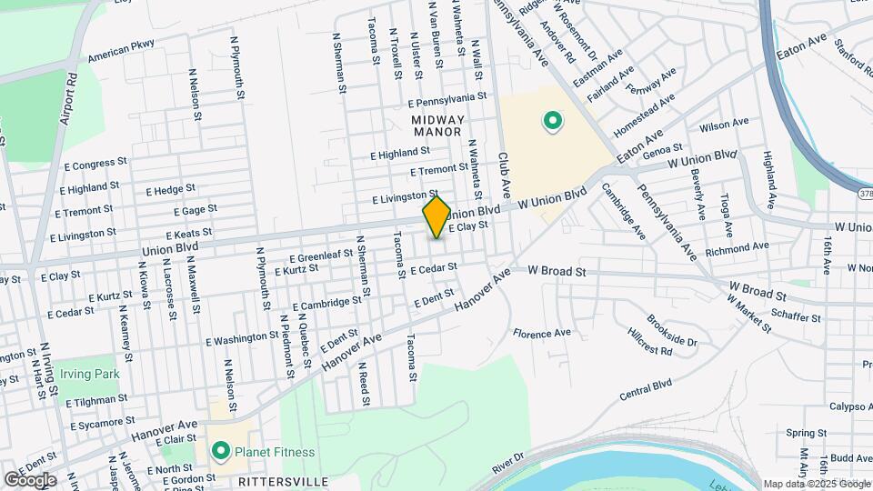 867 Ulster St Mapa y Detalles de la Ubicación