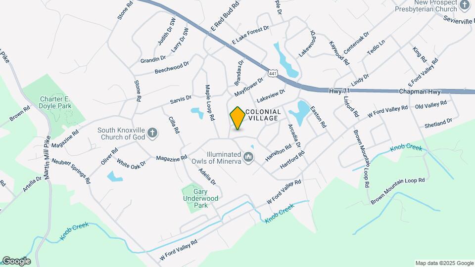 319 Hermitage Dr Map and Location Details