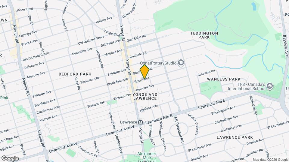 31 Roslin Ave Map and Location Details