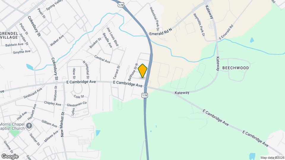 1318 Lincoln Ave Map and Location Details