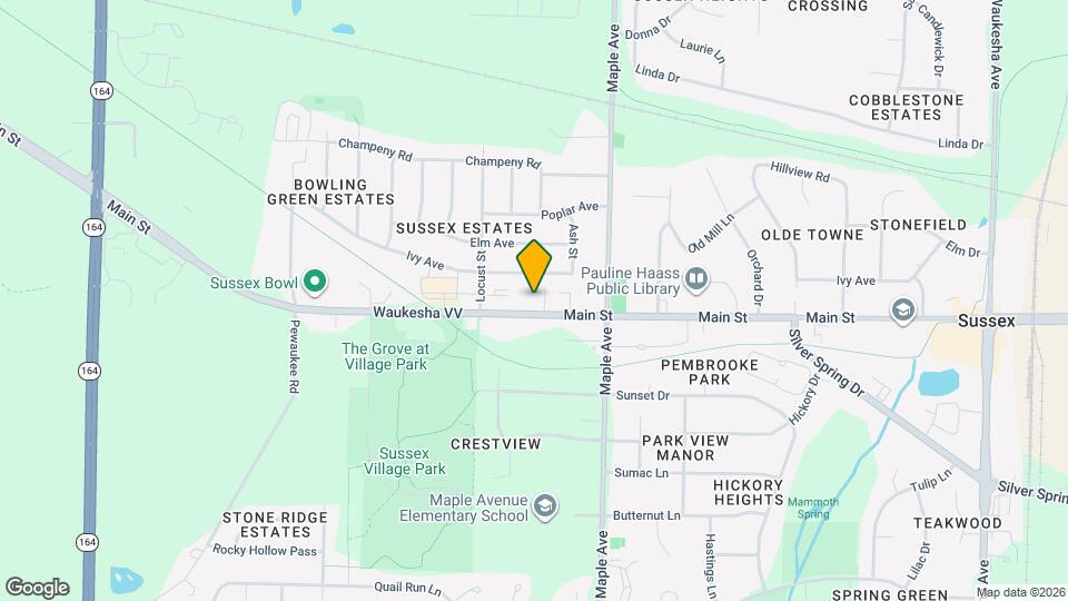 N64W24146 Main St Mapa y Detalles de la Ubicación