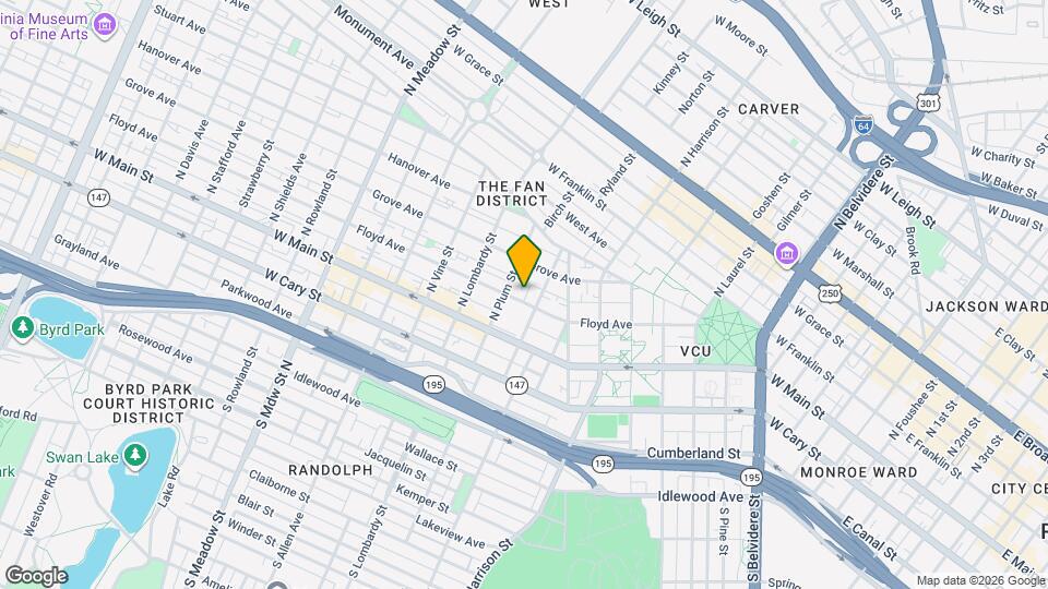 1414 Floyd Ave Map and Location Details