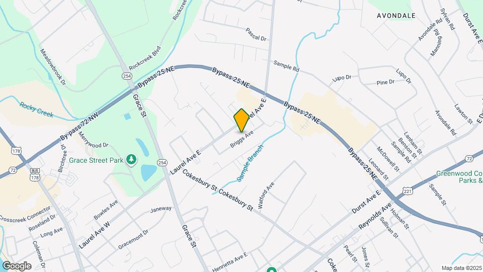 221 Briggs Ave Map and Location Details