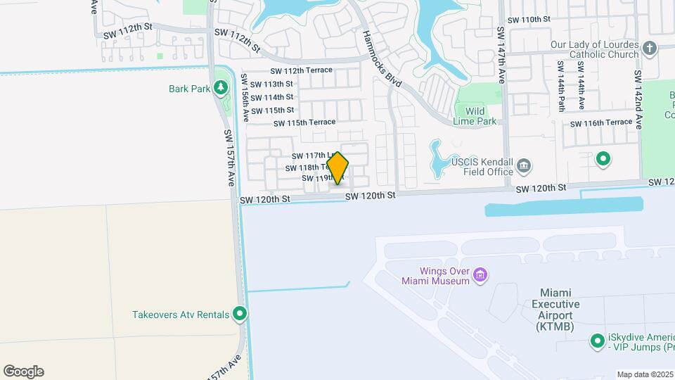 15288 SW 119th Terrace Map and Location Details