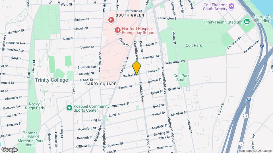 125-127 Franklin Ave-Unit -2nd Floor Map and Location Details