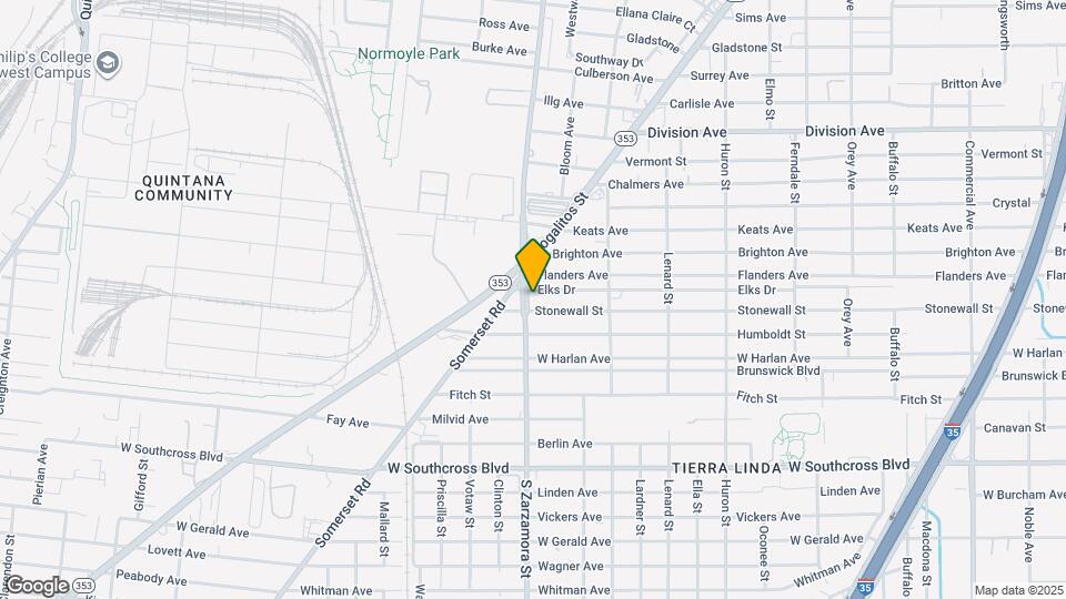 5322 S Zarzamora St Map and Location Details