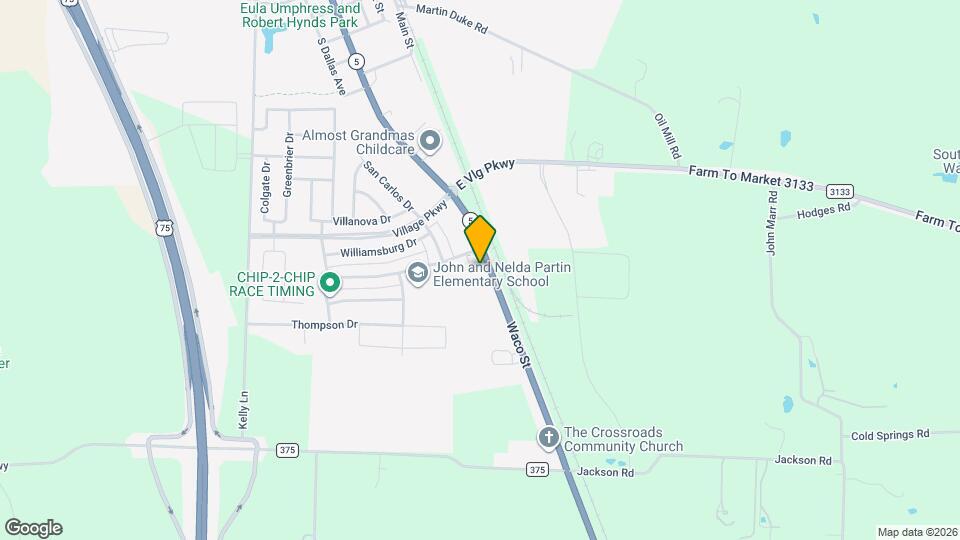 1728 S Waco St Map and Location Details