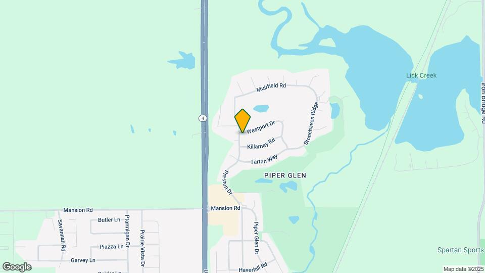 2724 Westport Dr Map and Location Details