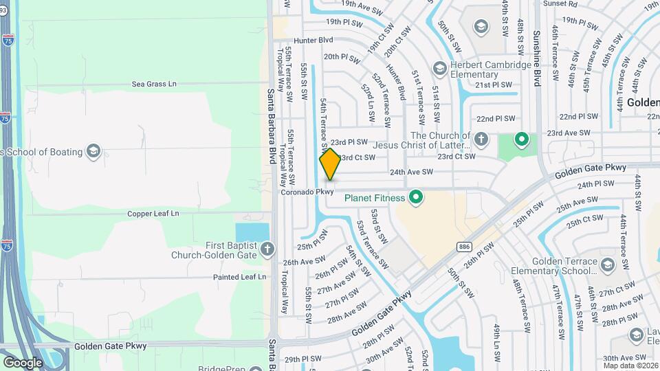 5419 Coronado Pkwy Map and Location Details