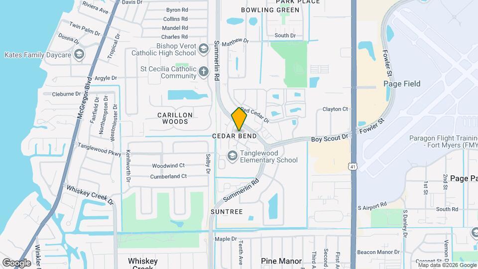 5219 Cedarbend Dr Map and Location Details