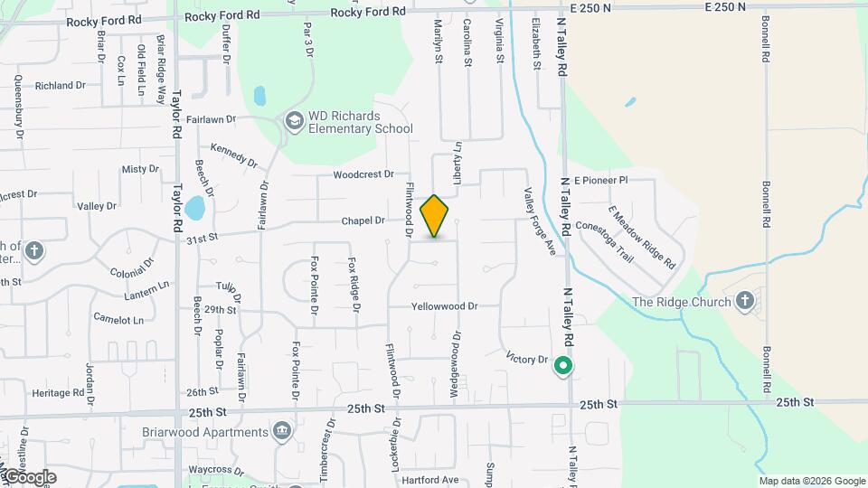 Flintwood North Apartments Map and Location Details