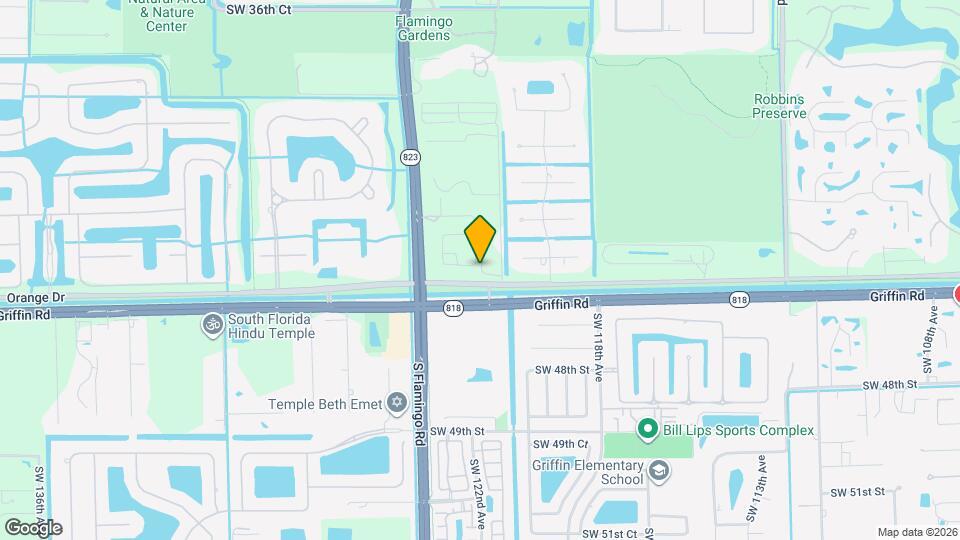 4480 SW 122nd Terrace Map and Location Details