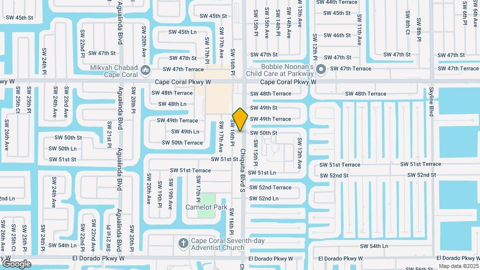 5004 Chiquita Blvd S Map and Location Details