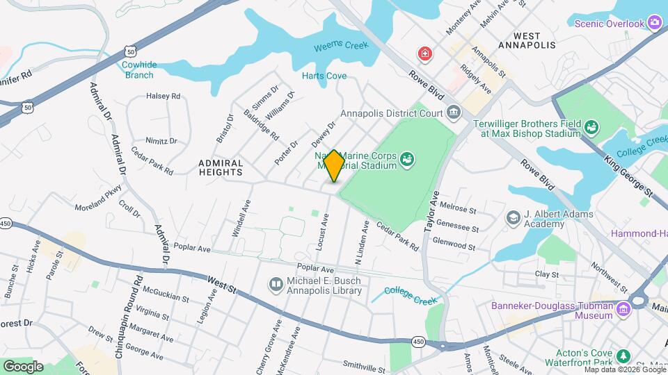 1206 Cedar Park Rd Map and Location Details