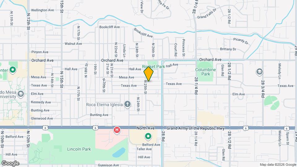 2512 Texas Ave Map and Location Details