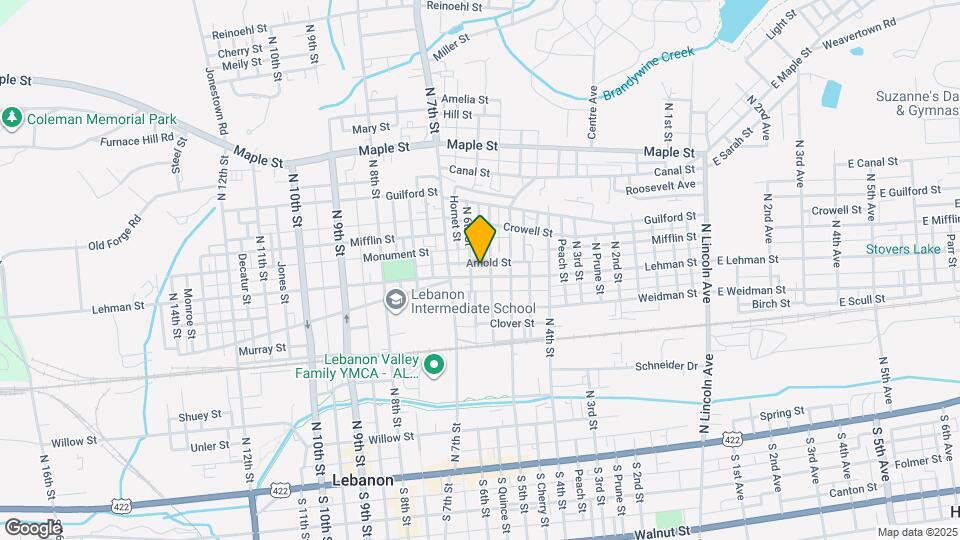 535-537 Lehman St Map and Location Details