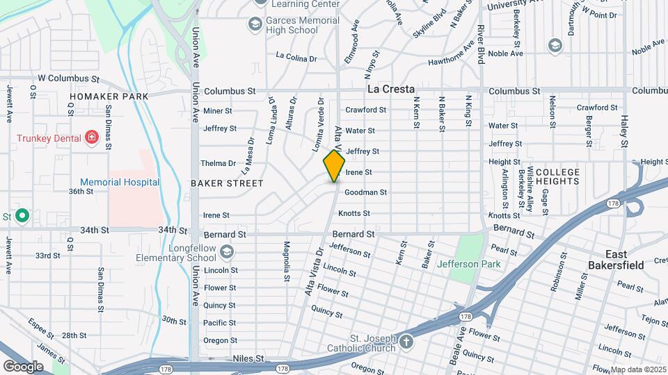 2200 Alta Vista Dr Map and Location Details