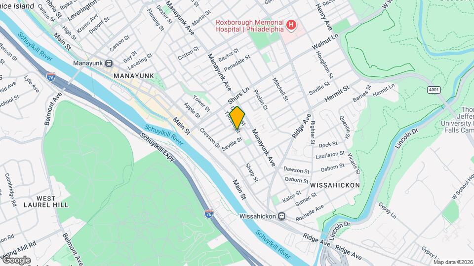 3926 Terrace St Map and Location Details