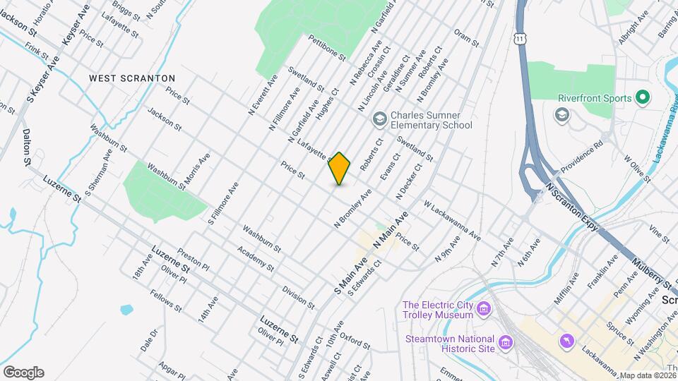 212 N Sumner Ave Map and Location Details