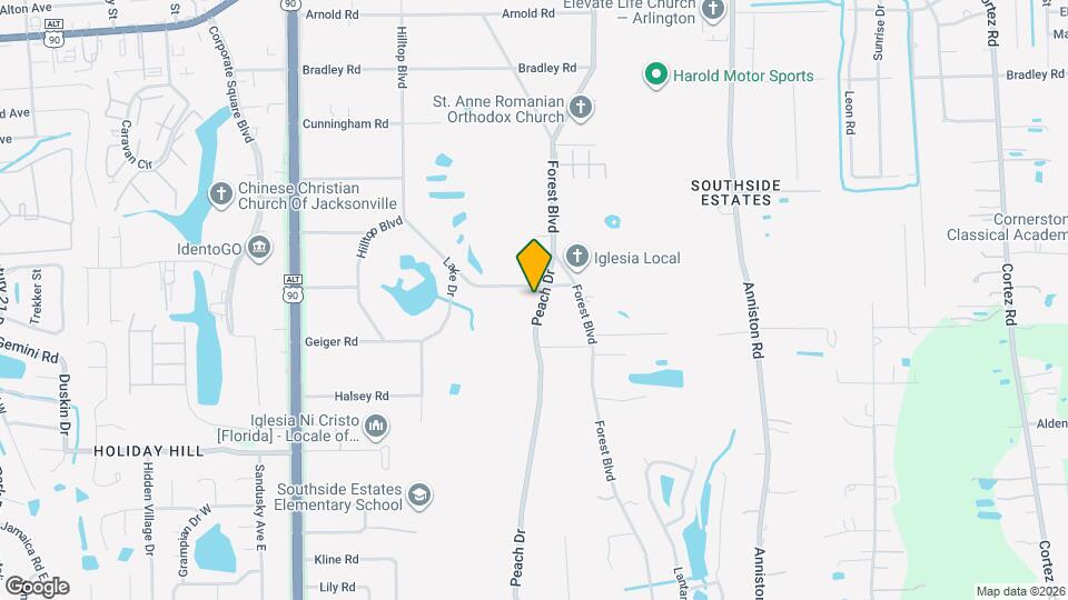 2214 Peach Dr Map and Location Details