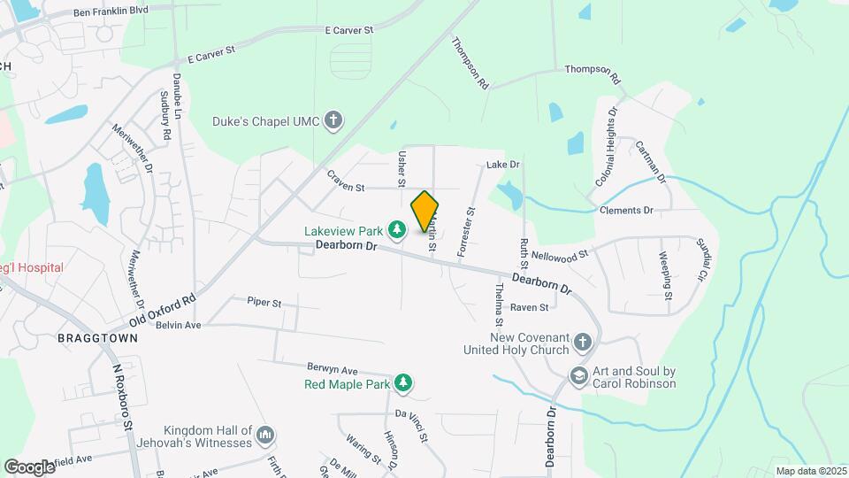 611 Martin St Map and Location Details