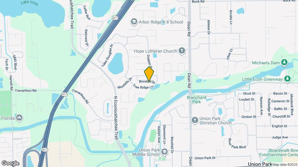 9556 Brimton Dr Map and Location Details