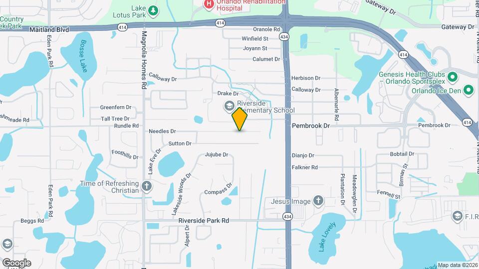 3202 Needles Dr Map and Location Details