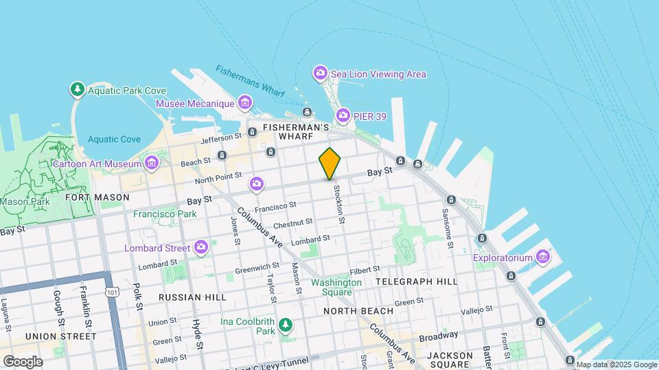 2133 Stockton Street Apartments Mapa y Detalles de la Ubicación