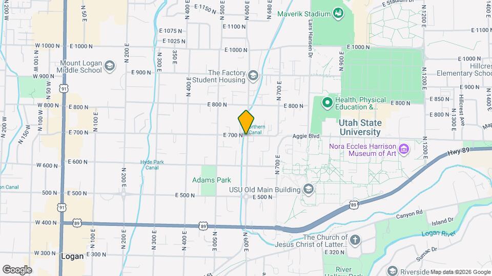 699 N 600 E Map and Location Details