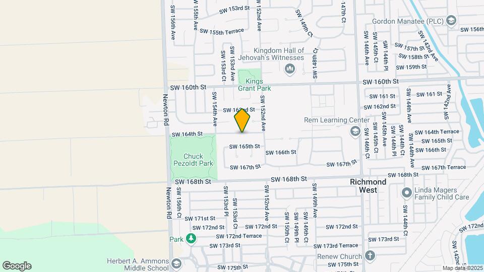 15300 SW 164th St Map and Location Details