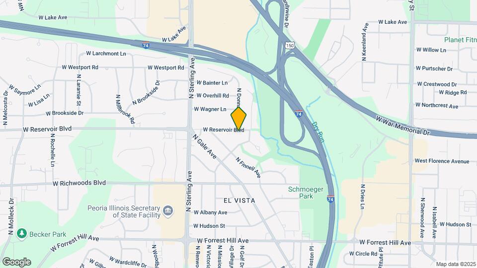 2218 W Reservoir Blvd Map and Location Details