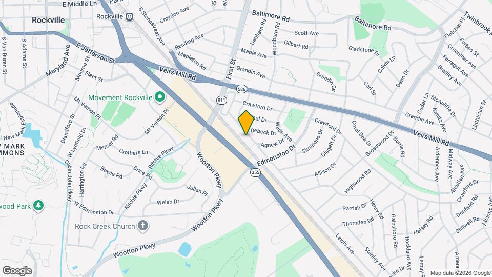 923 Lewis Ave Map and Location Details