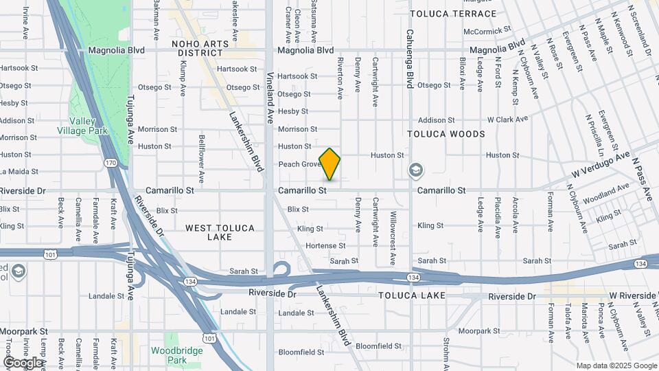 10823 Camarillo St Map and Location Details