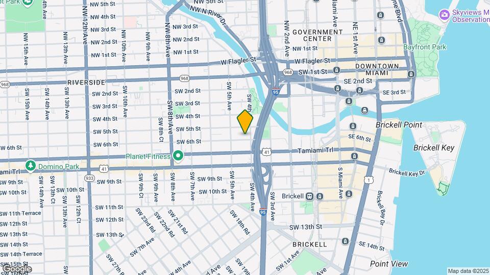 421 SW 6th St Map and Location Details