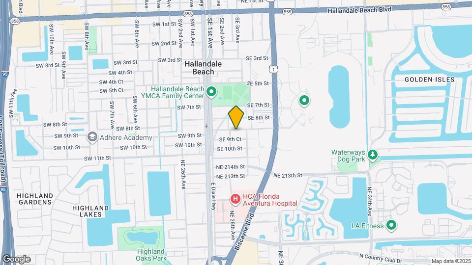 210 SE 9th St Map and Location Details