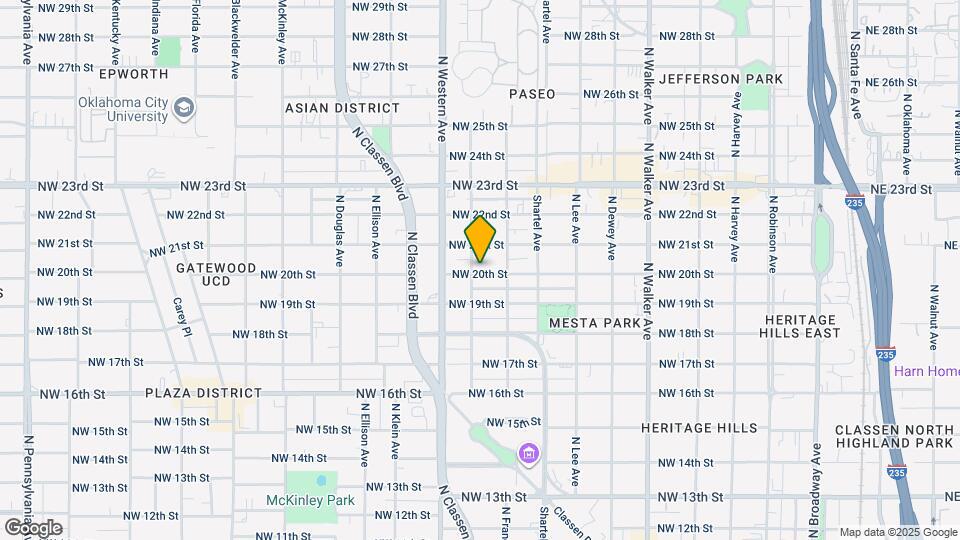 929 NW 20th St Map and Location Details