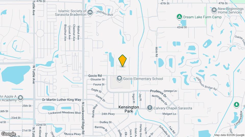 3575 Chinaberry Ln Map and Location Details