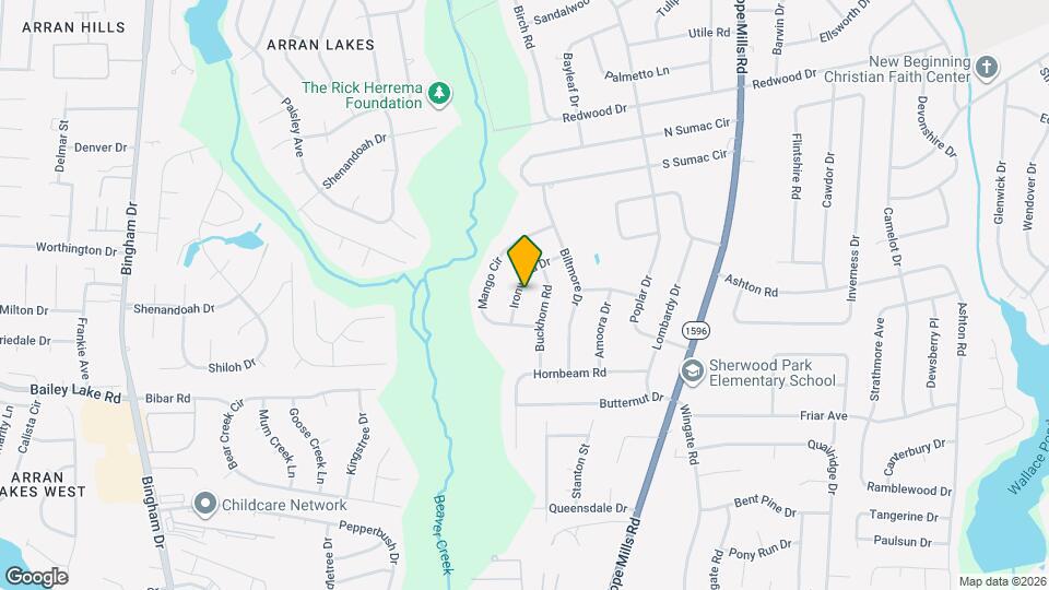 2039 Ironwood Dr Map and Location Details