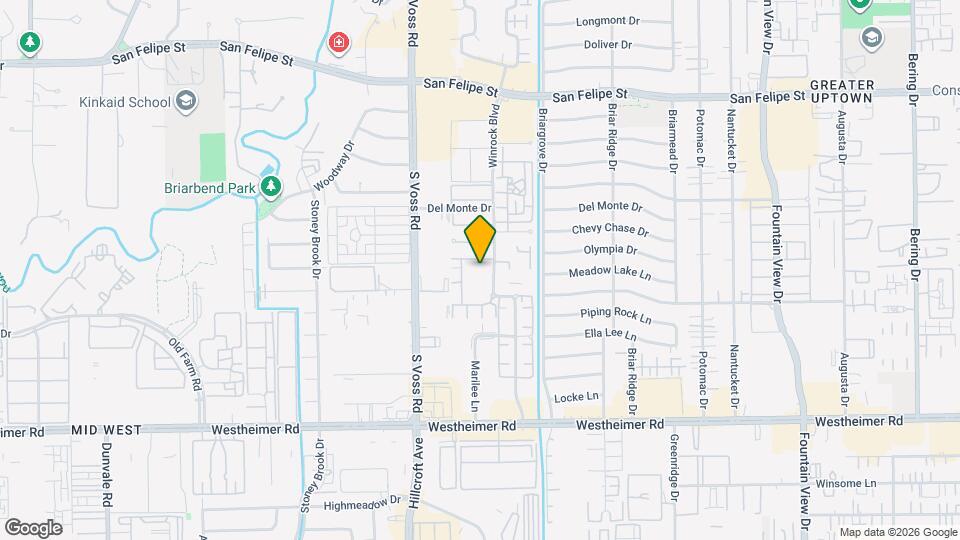 6401 Olympia Dr Map and Location Details