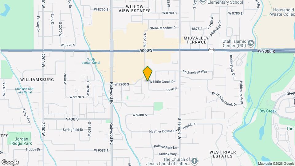 9178 S 1500 W Map and Location Details