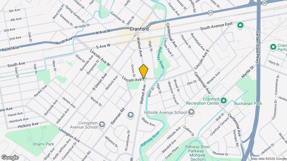 302 Walnut Ave Map and Location Details