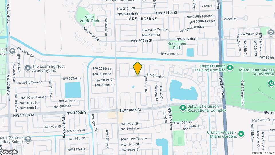 3410 NW 203rd St Map and Location Details
