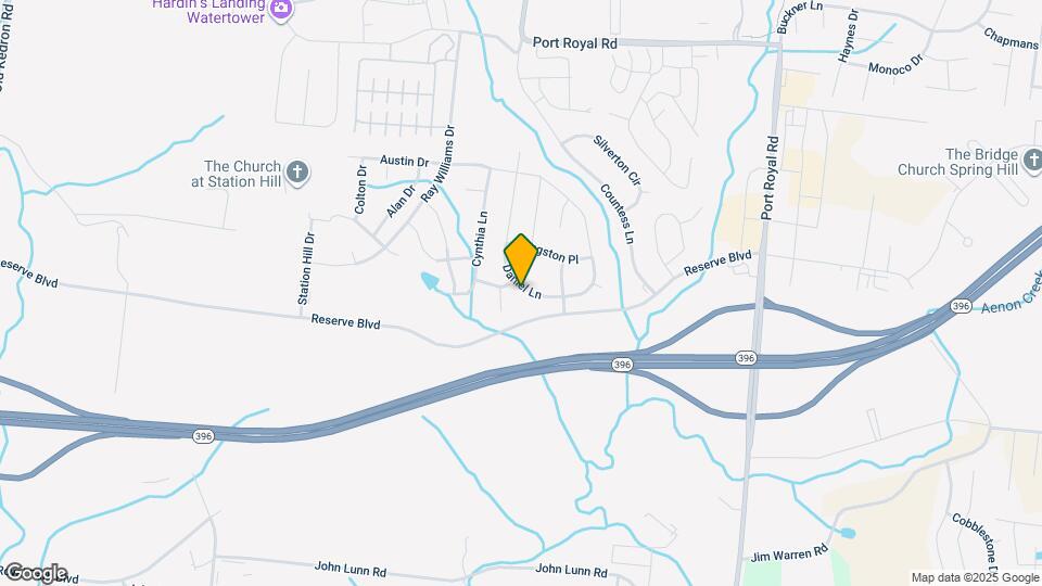 1015 Daniel Ln Map and Location Details