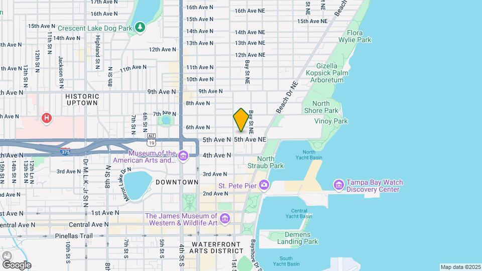 Bay Villa Condos Map and Location Details