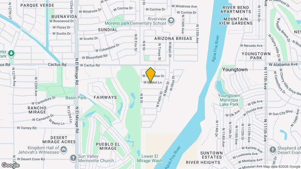 11821 W Laurel Ln, Unit 09-103 Map and Location Details