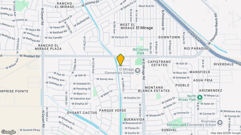12441 W Willow Ave Mapa y Detalles de la Ubicación