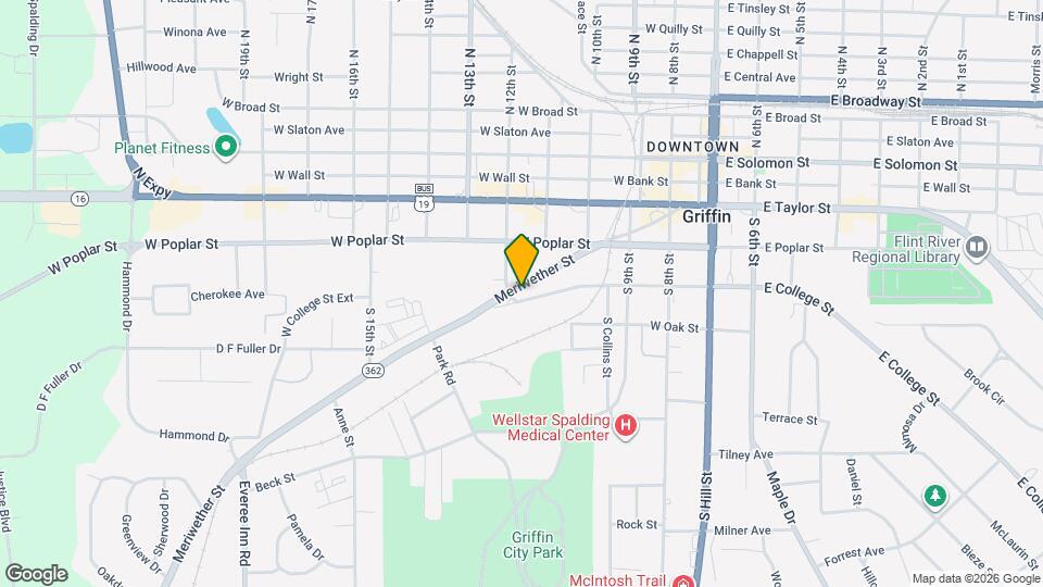 1035 W College St Map and Location Details