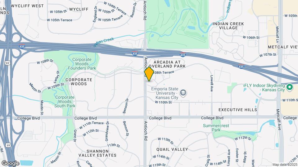 8660 W 109th St Map and Location Details